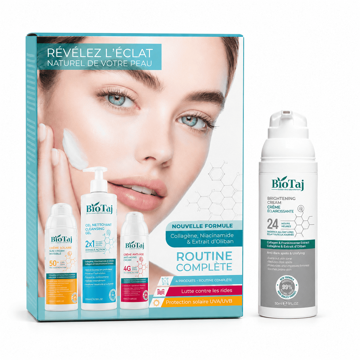 Pack Routine Complète — 4 Soins Essentiels pour une Peau Éclatante